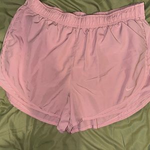 Pink Nike shorts